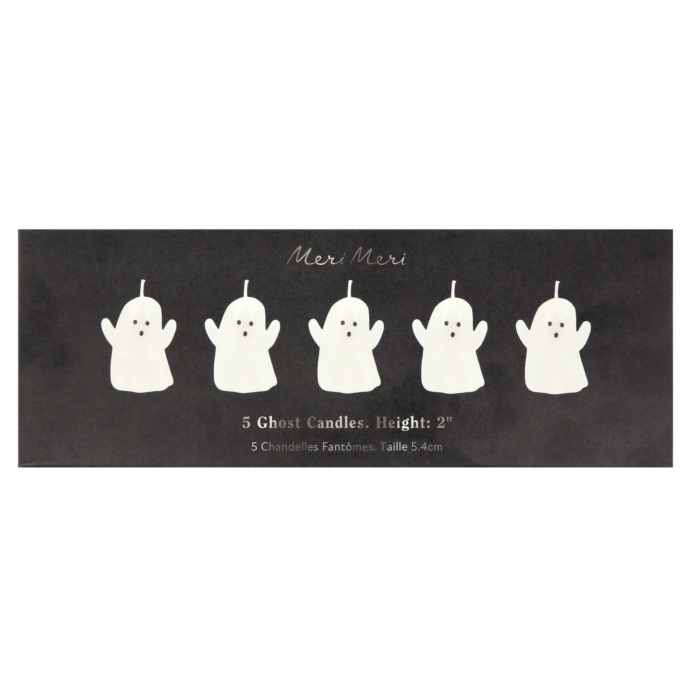 Mini Ghost Candles, Set of 5